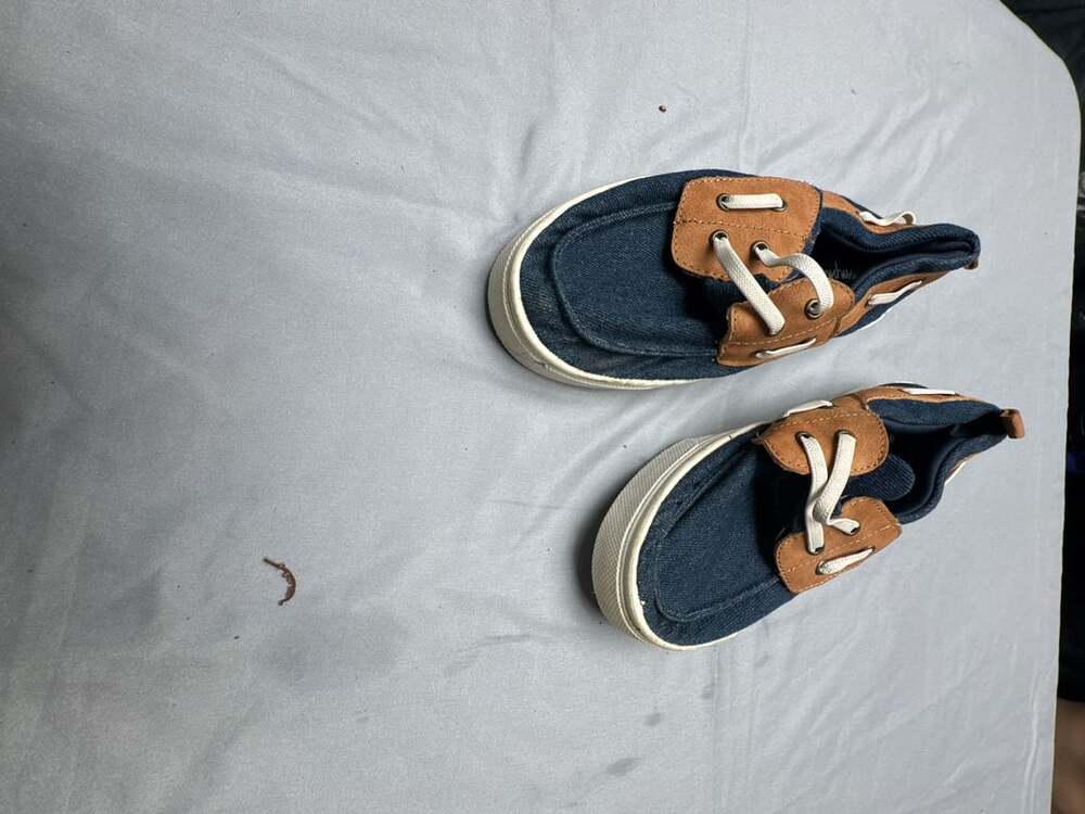 Oomphies Denim Boat Shoes Size 13 Toddler Kids Blue